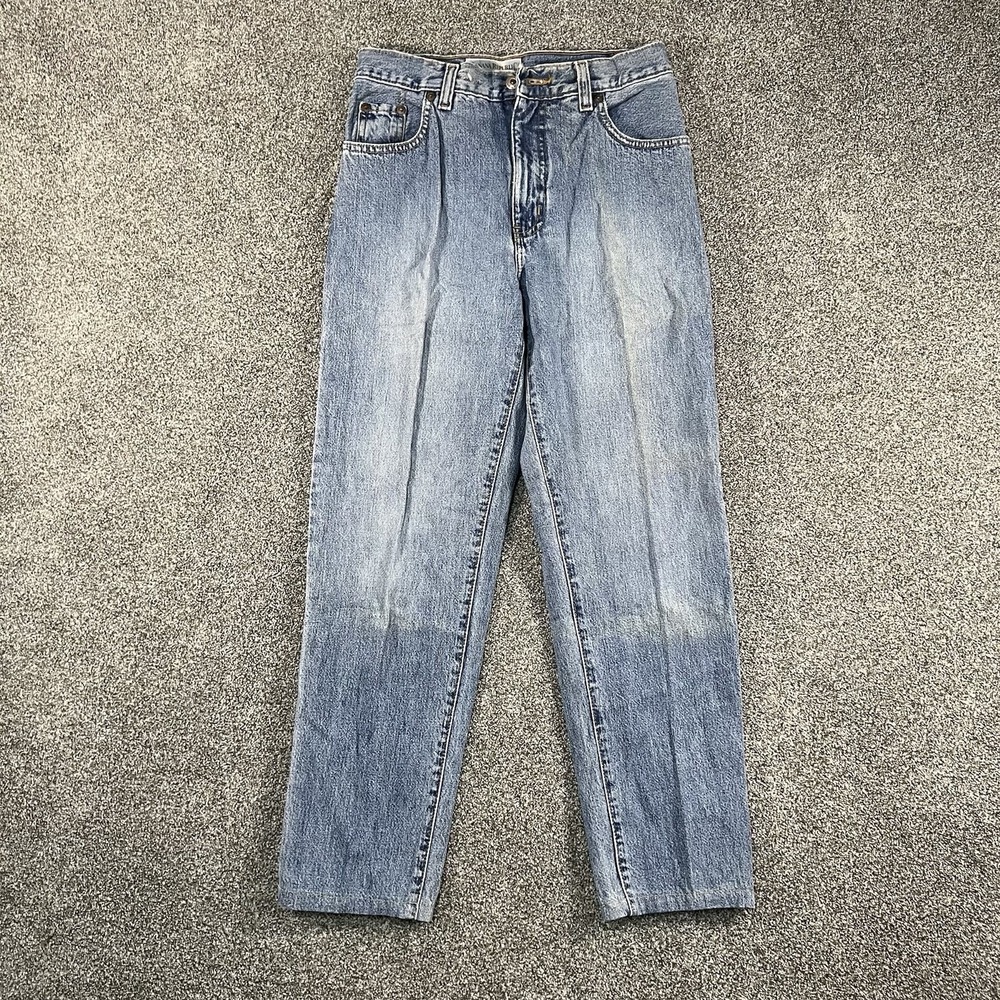 Banana Republic Womens 4 Jeans 100% Cotton Straight Leg Medium Wash Blue Denim